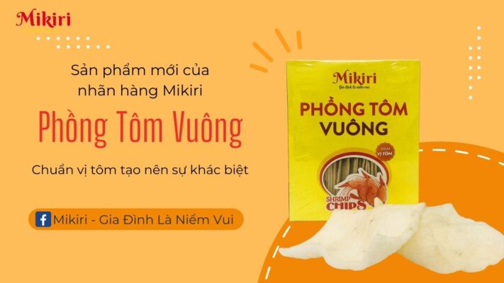 Bánh phồng tôm vuông