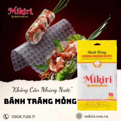 Bánh tráng không nhúng nước Mikiri