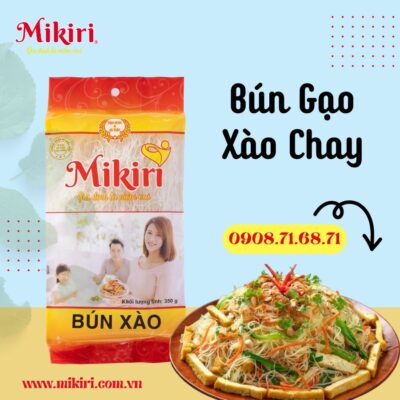 Bún gạo xào chay cho mùa Vu Lan báo hiếu