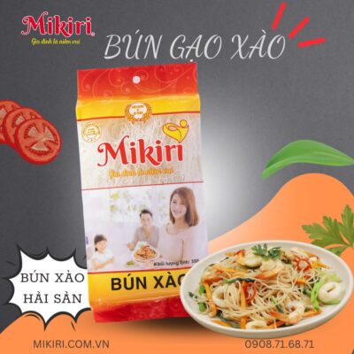 Bún gạo xào - Món ngon dinh dưỡng một nét đẹp của ẩm thực Việt.