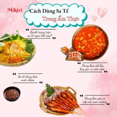 Sa tế - Gia vị sốt tăng thêm độ hấp dẫn