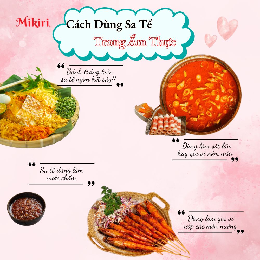 Sa tế - Gia vị sốt tăng thêm độ hấp dẫn