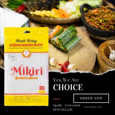 Bánh tráng không nhúng nước Mikiri