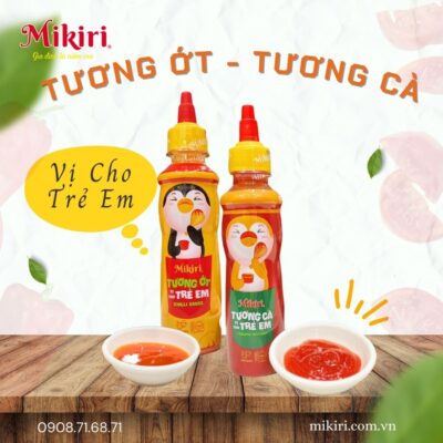 Tương ớt tương cà - Sản phẩm mới dành riêng cho trẻ em