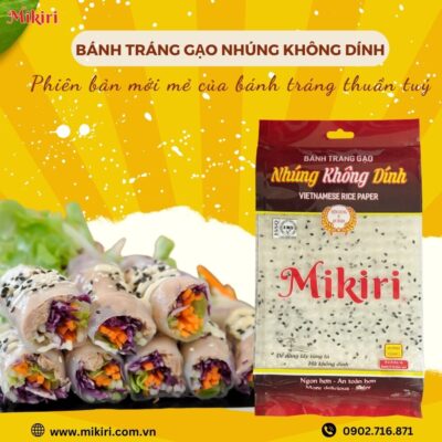 Bánh tráng gạo nhúng không dính Mikiri