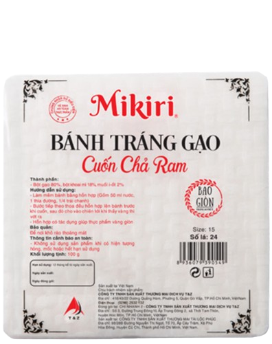 Bánh Tráng Gạo Cuốn Chả Ram