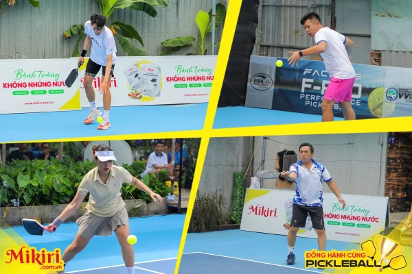 Mikiri sát cánh cùng Pickleball