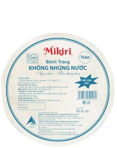 Bánh tráng tròn Mikiri 30 lá