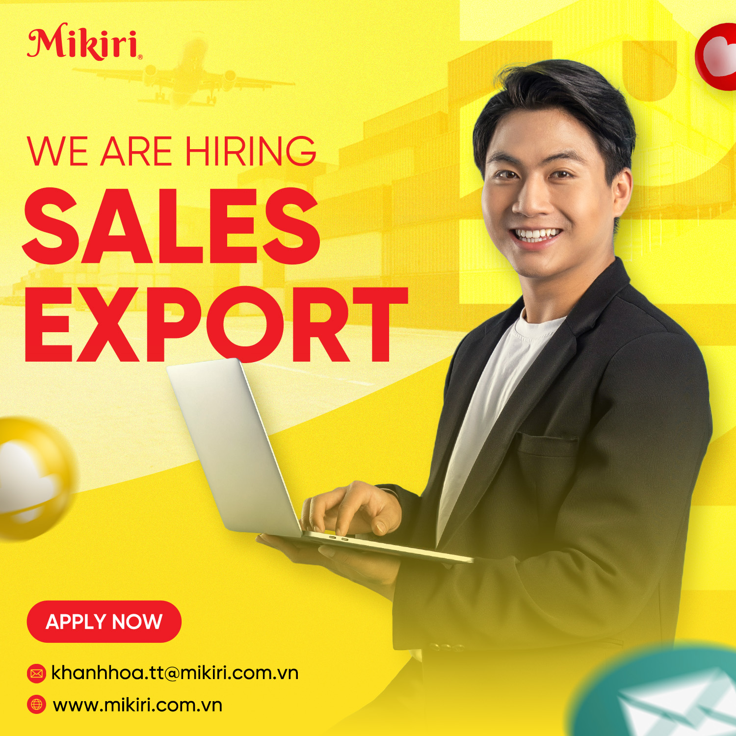 Mikiri tuyển dụng Sale Export