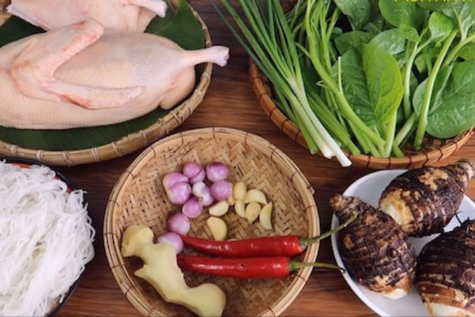 nguyên liệu làm vịt nấu chao