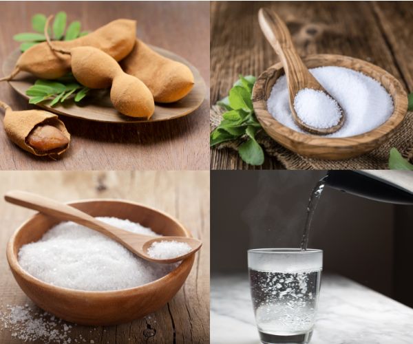 Nguyên liệu cho cách làm nước cốt me từ me tươi
