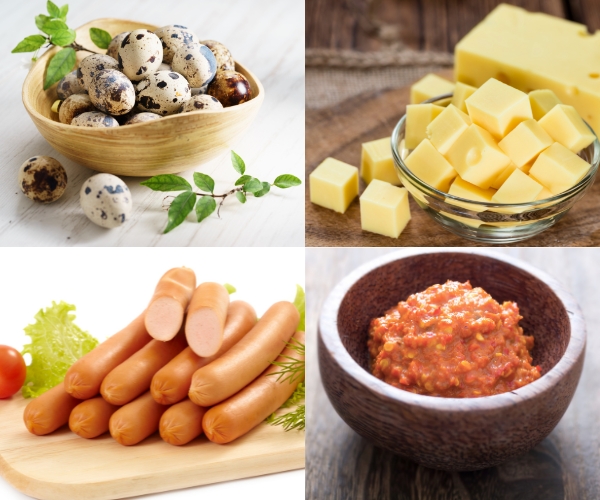 Nguyên liệu làm bánh tráng nướng mắm ruốc