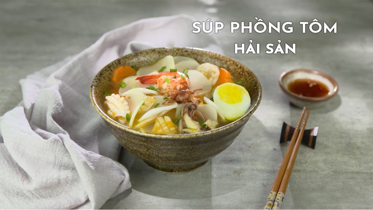 Súp hải sản - Cách nấu bánh phồng tôm lạ miệng