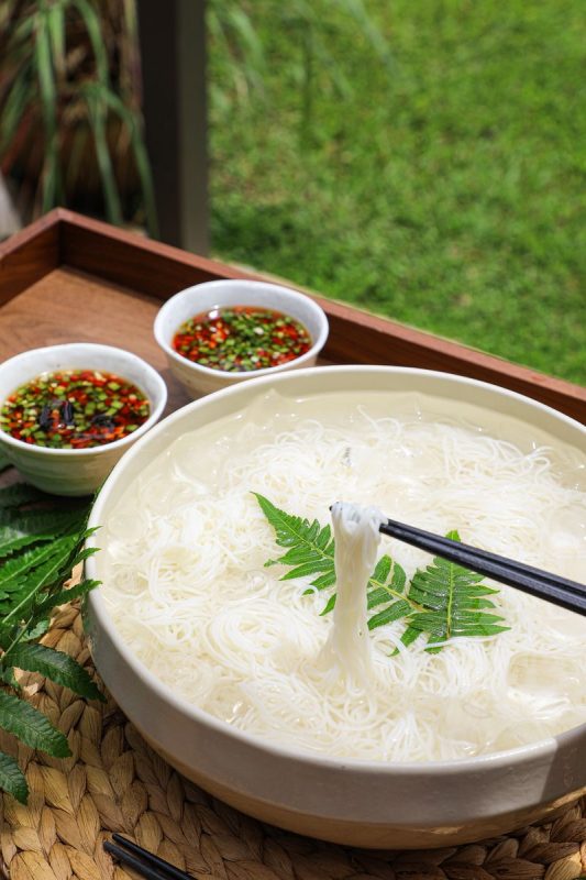 cách làm bún tươi thơm ngon