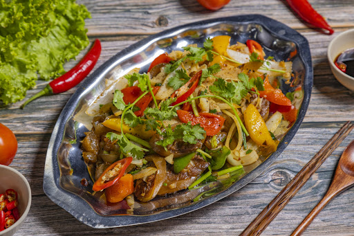 gân bò xào sa tế thành phẩm