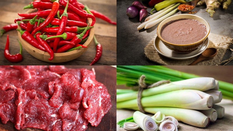 cách làm lẩu bò nhúng mắm ruốc;