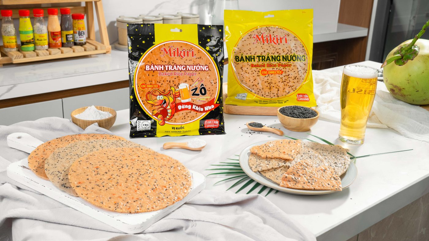 Bánh tráng nướng vị dừa