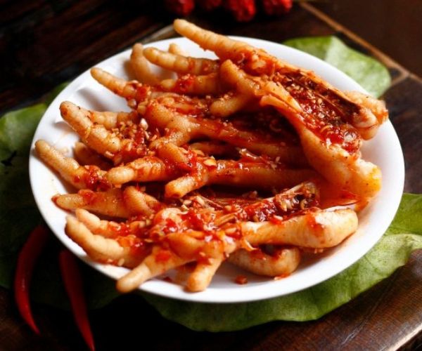 Chân gà nướng sa tế