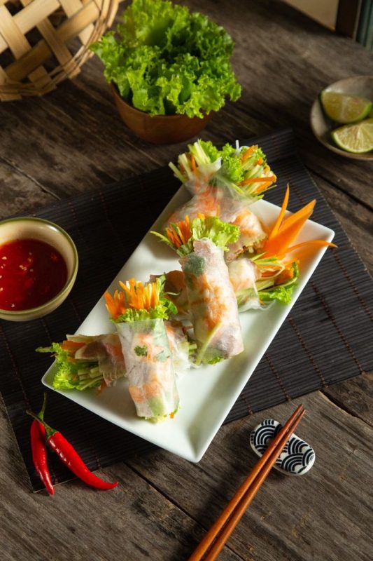 bánh tráng cuốn bao nhiêu calo