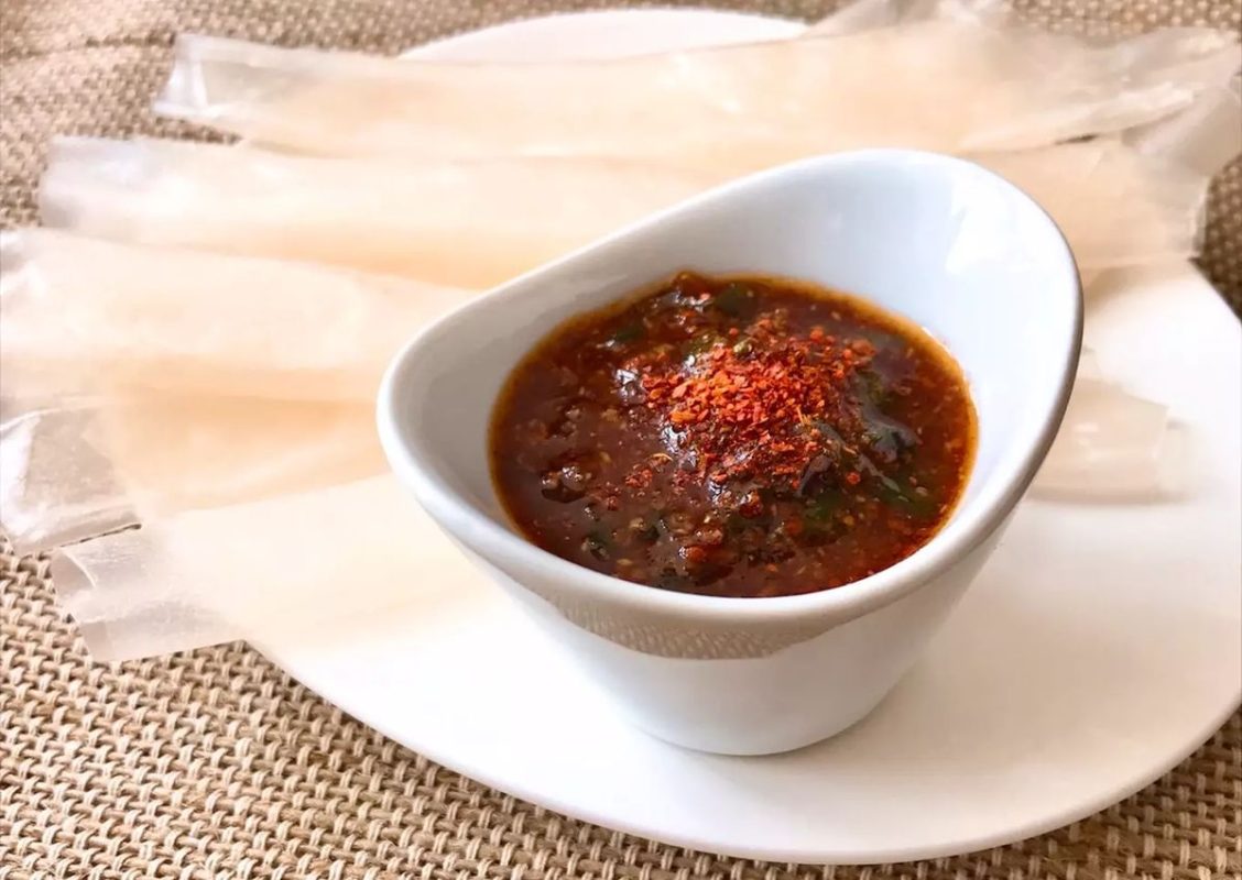 nước sốt bánh tráng trộn