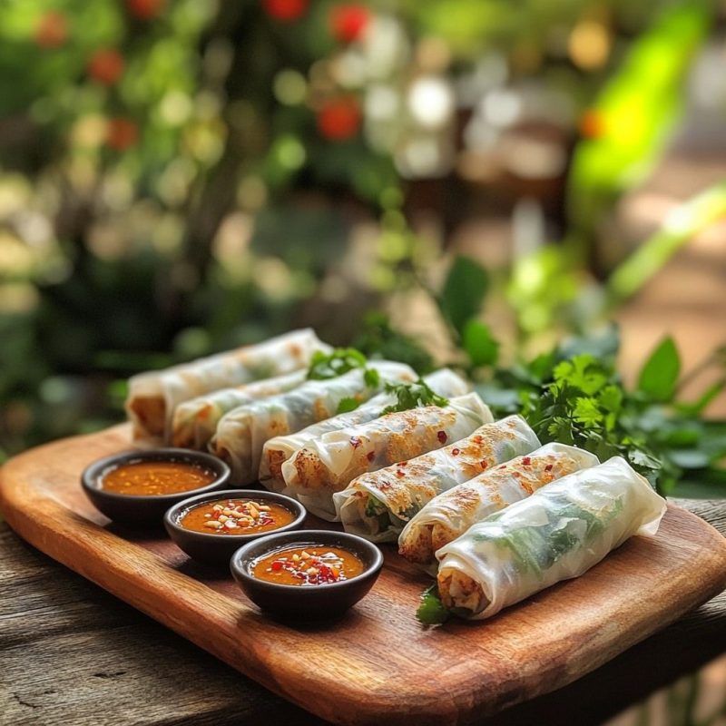pha mắm nêm chấm gỏi cuốn