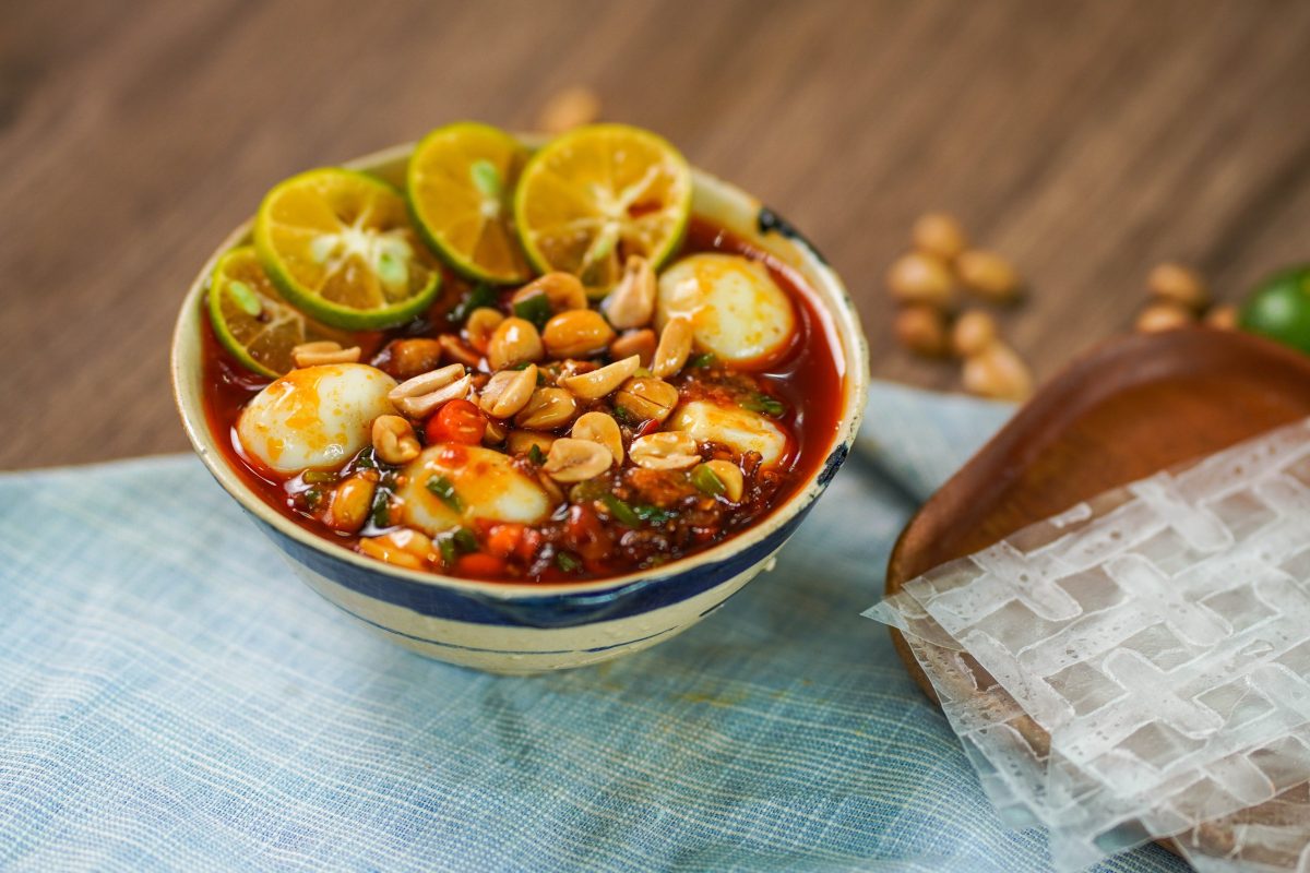 sốt tắc chấm bánh tráng
