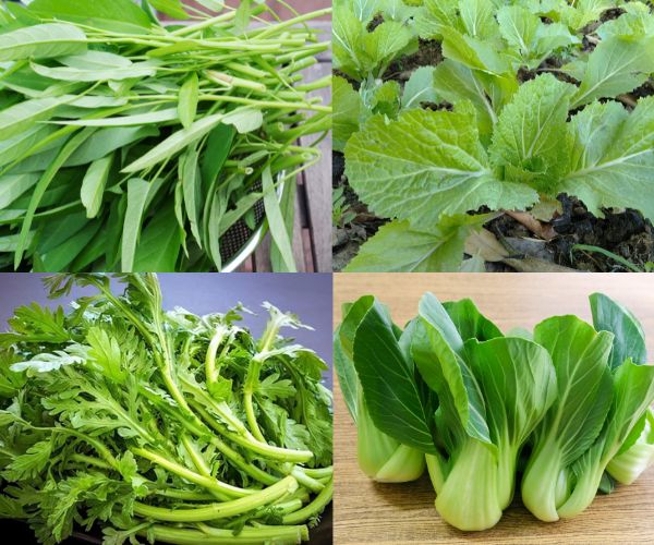 vịt nấu chao ăn với rau gì